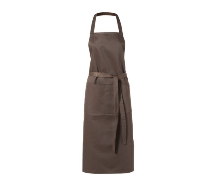 SS Kitchen Apron - Brown - Zoom Image