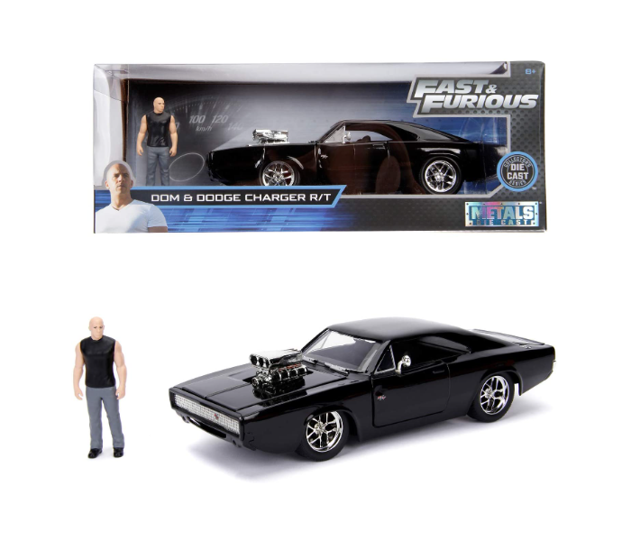 Jada 253205000 Fast and Furious 1970 Dodge Charger Street Toy Car - Zoom Image 6