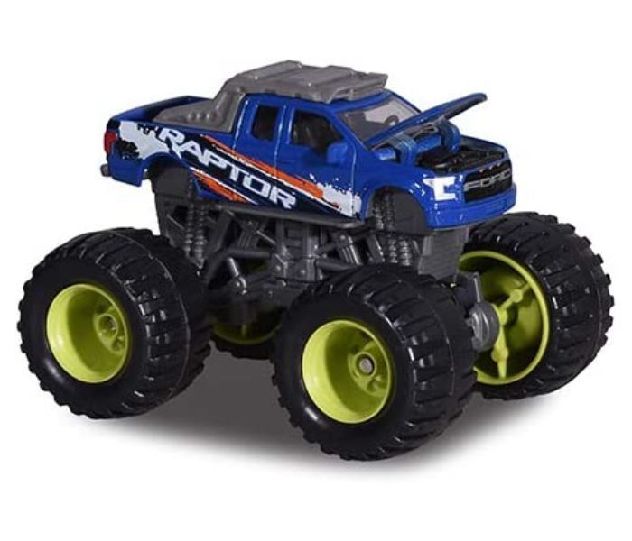 Majorette 212057255 Monster Rockerz Miniature Die Cast Free Wheel Vehicle - Blue - Zoom Image