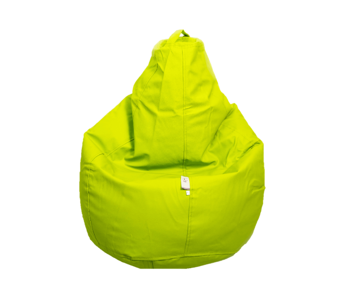 Watiaa Tear Drop Design Triple Stitched Kids Bean Bag - Lime Green - Zoom Image