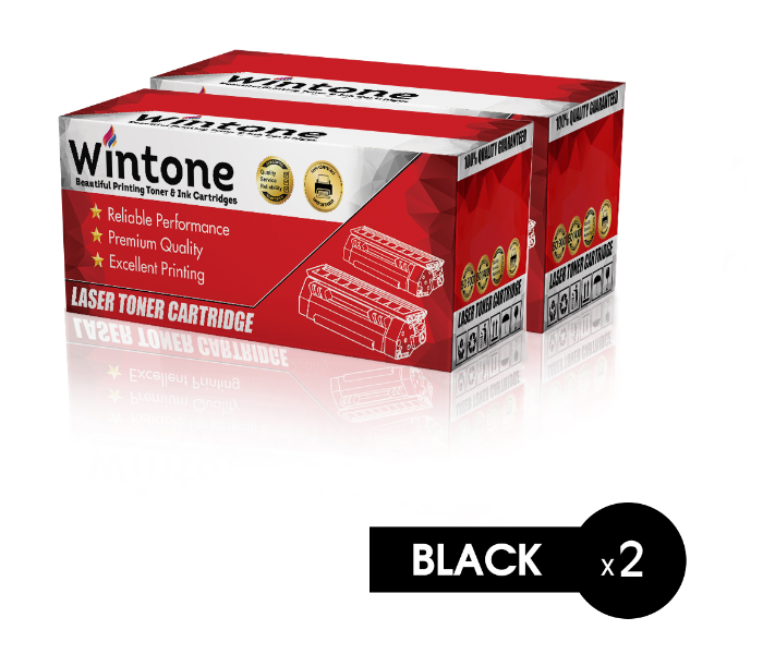 Wintone Set of 2 Pack X3140 3155 3160 Laser Toner Cartridge is Compatible for Xerox Phaser 3140 3155 3160 - Black - Zoom Image