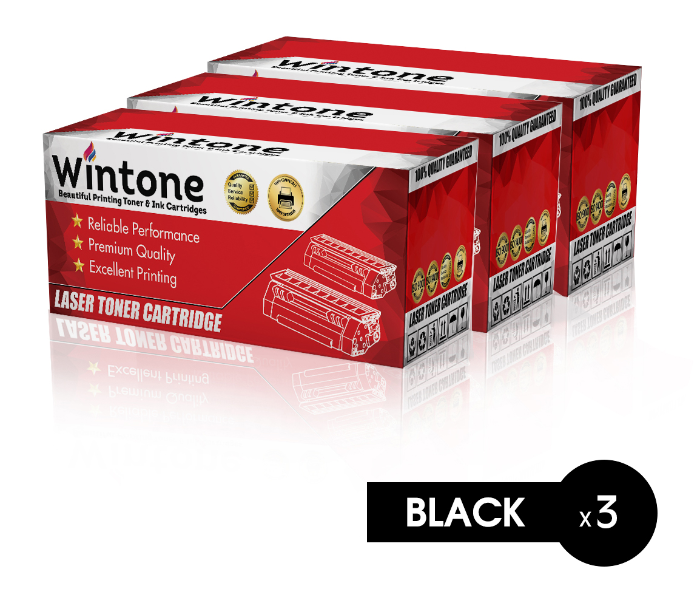 Wintone Set of 3 Pack MLT D205L Laser Toner Cartridge is Compatible for Samsung ML D ND Series DW N FD FR F FN FW - Black - Zoom Image