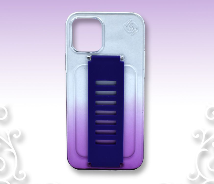 Grip2U GR-1324 Color Fade Transparent Mobile Case for iPhone 12 - Purple - Zoom Image