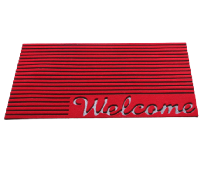 Royalford RF3017 17X26 Inch Rib Rubber Mat- Red - Zoom Image 1