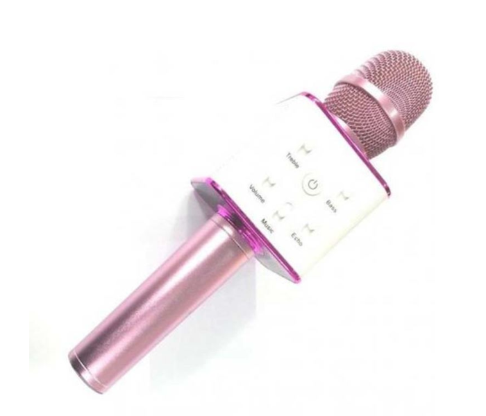 Bluetooth Karaoke Microphone - Pink and White - Zoom Image 3