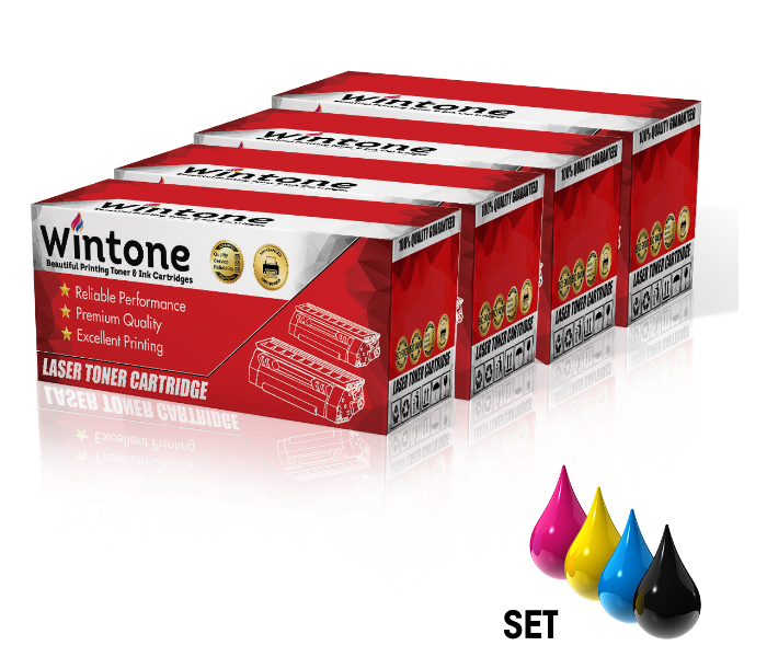 Wintone Compatible Toner Cartridges TN221 TN241 TN261 Set of 4 Pack for Brother DCP9017CDW DCP 9020 9022 - Black,Cyan,Yellow and Magenta - Zoom Image