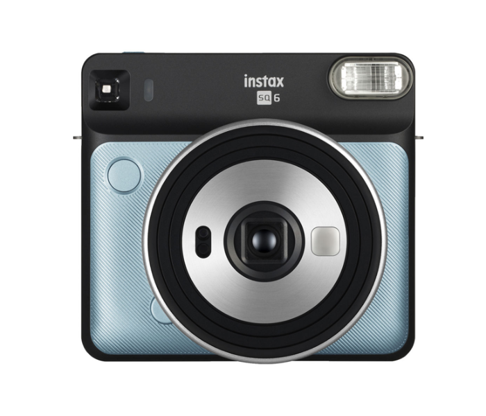 Fujifilm Instax Square SQ6 Instant Film Camera with 1 Pack Instax Square Instant Film - Aqua Blue - Zoom Image 1