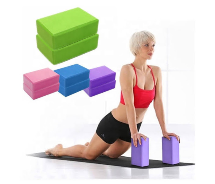 GTC High Density Exercise Tools  Sports Fitness Yoga Brick Yoga Block  - Pink - Zoom Image 2