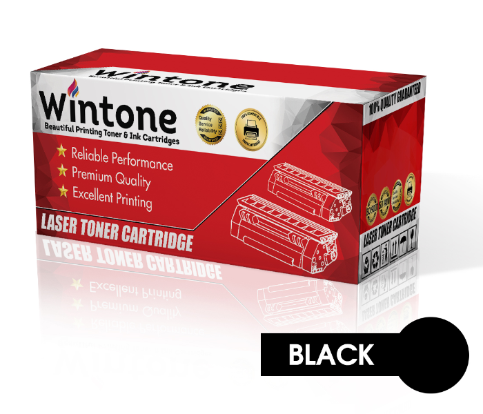 Wintone Compatible Toner Cartridges Q6000A 124A CRG707 for HP Color LaserJet and Canon Lasershot - Black - Zoom Image