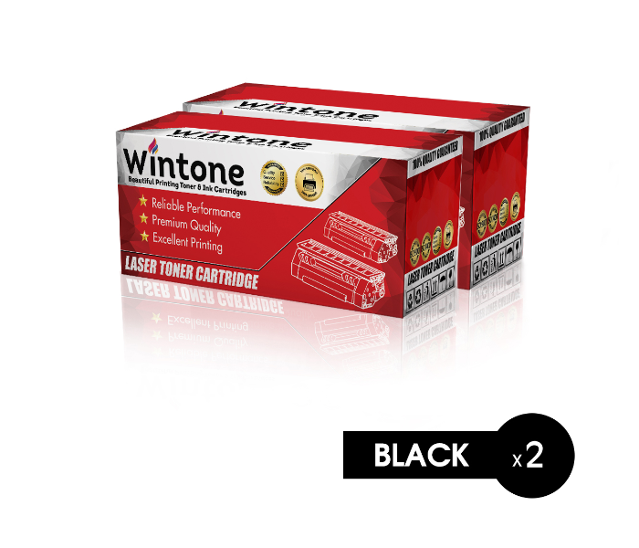 Wintone Set of 2 Pack Laser Toner Cartridge TN2305 630 for Brother - Black - Zoom Image