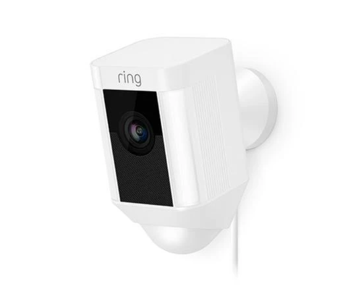 Ring Spotlight Cam Wired - White - Zoom Image 1