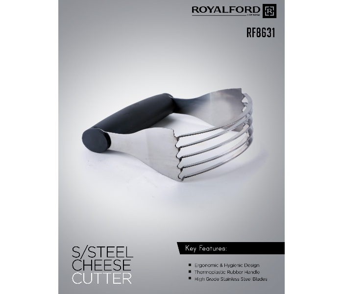 RoyalFord RF8631 Stainless Steel Cheese Cutter - Silver - Zoom Image 4