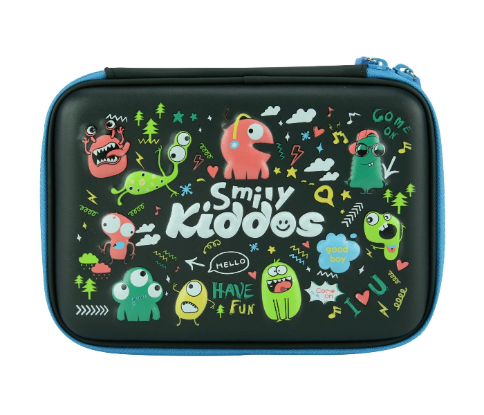 Smily Kiddos Single Compartment Pencil Case - Black - Zoom Image