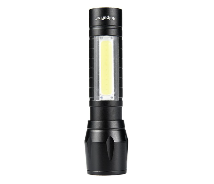 XML T6 COB LED USB Charge Hand Torch- Black - Zoom Image 3