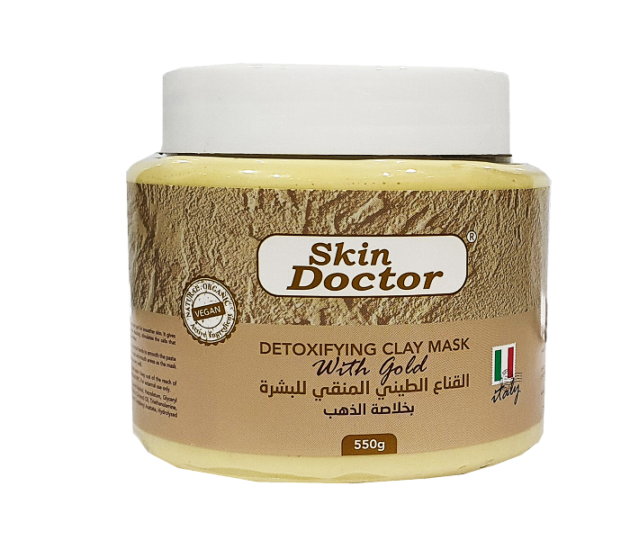 Skin Doctor 550ml Gold Detoxifying Clay Mask - Zoom Image