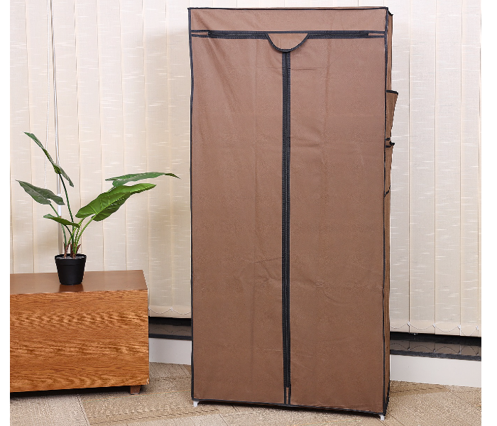 Royalford RF6069N Wardrobe - Brown - Zoom Image 1