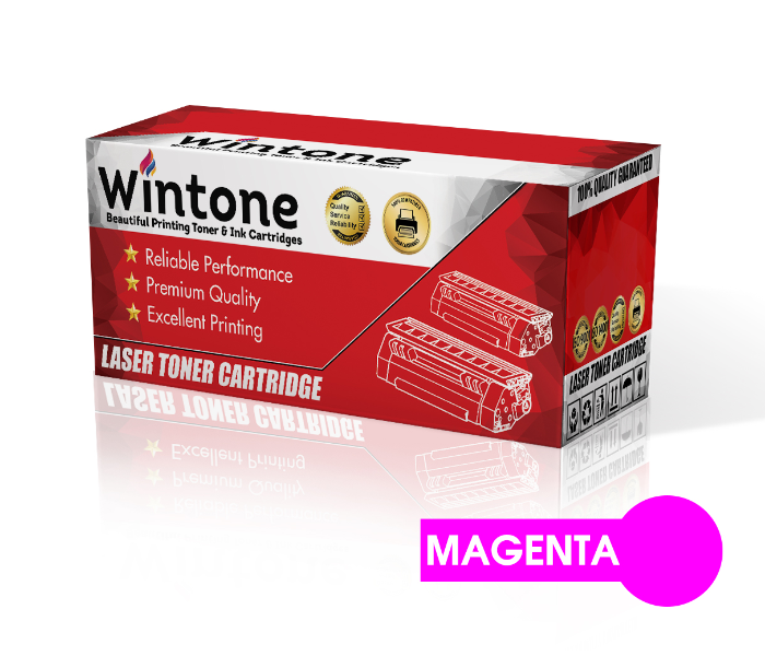 Wintone Compatible Toner Cartridges Q6003A 124A CRG707 for HP Color LaserJet and Canon Lasershot - Magenta - Zoom Image