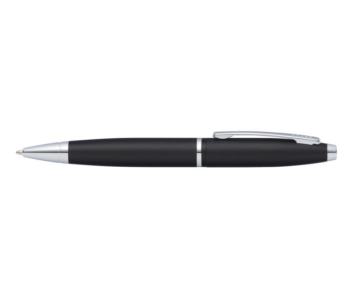 Cross AT0112-2 Calais Polished Chrome Ballpoint Pen - Chrome Black - Zoom Image 2