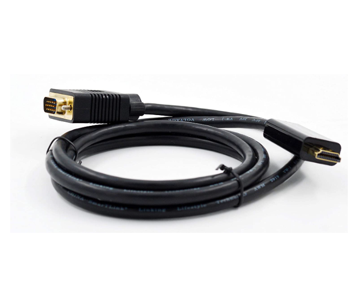 SmartLink SL3017HV 3 Meter HDMI To VGA Cable - Black - Zoom Image 1