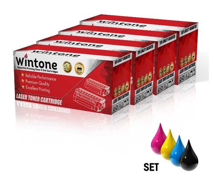 Wintone Compatible Toner Cartridges Set of 4 Pack for Canon CRG707 HP Q6000A Q6001A Q6002A Q6003A 124A LBP 5000 LBP 5100 Lasershot LBP5000 HP Color LaserJet 1600 2605 N 2600NSE CM1015MFP DN CM1017 - B - Zoom Image