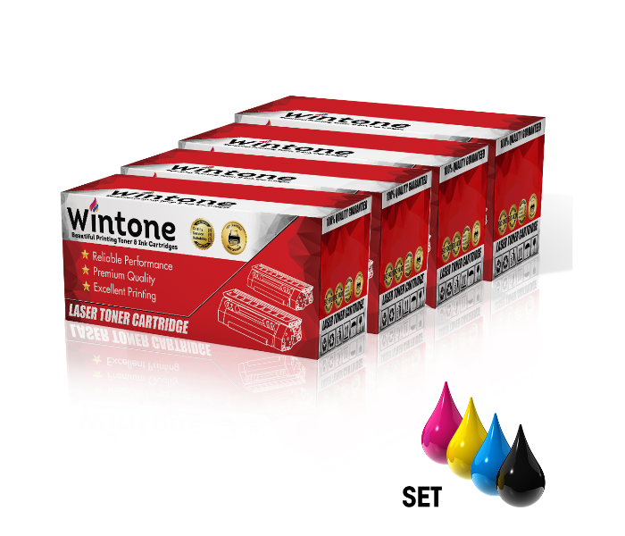 Wintone Set of 4 Pack Laser Toner Cartridge CEXV54 for Canon imageRUNNER - Black,Cyan,Yellow and Magenta - Zoom Image