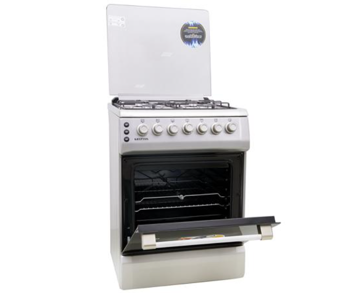 Krypton KNCR6240 4 Burner Cooking Range 60x60- Silver - Zoom Image 5