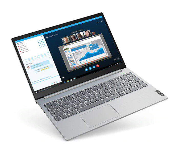 Lenovo ThinkBook 15 20SM001AAK 15.6 inches FHD i5-1035G1 4GB DDR4 RAM 1TB HDD AMD Radeon R630 2GB Graphics DOS KYB UK English - Grey - Zoom Image 4