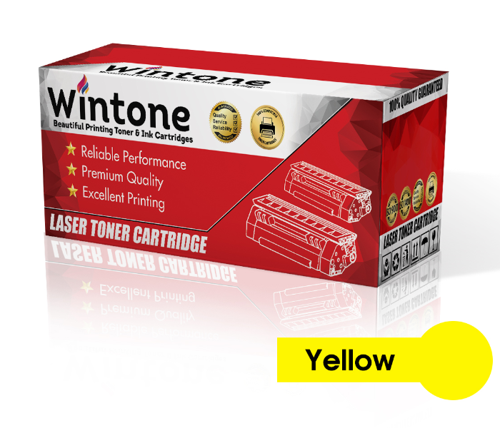 Wintone Compatible Toner Cartridge Replacement Q3962A 9702A 122A for HP Color LaserJet - Yellow - Zoom Image