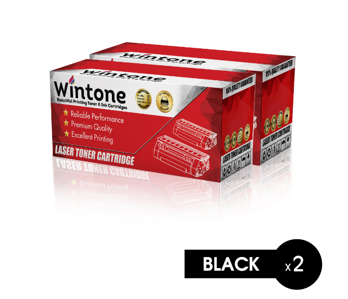 Wintone Set of 2 Pack Laser Toner Cartridge TN3060U for Brother MFC HL DCP - Black - Zoom Image