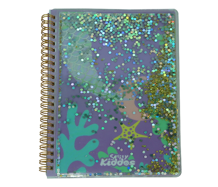 Smily Kiddos Twinkle Metallic Spiral Notebook - Purple - Zoom Image