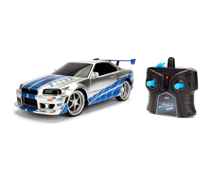 Jada 253203018 1:24 Fast and Furious RC Nissan Skyline GTR Toy Car - Zoom Image 1