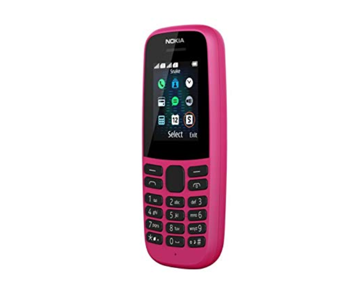 Nokia 105 Dual Sim Mobile Phone - Pink - Zoom Image 2