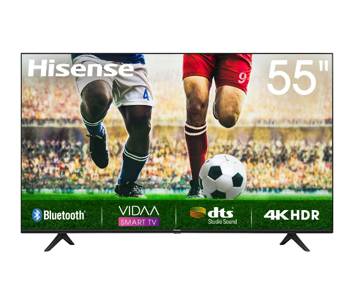 Hisense 55A7100F 55inch 4K UHD Ultra HD Smart TV - Black - Zoom Image 1