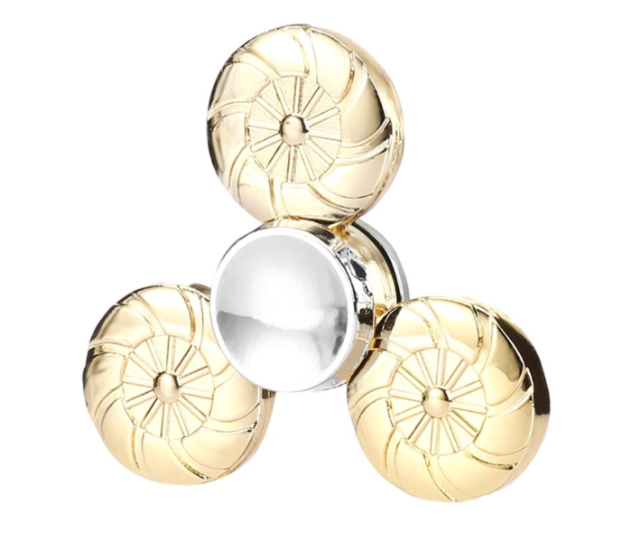 Round Shape Fidget Spinner - Gold - Zoom Image 1