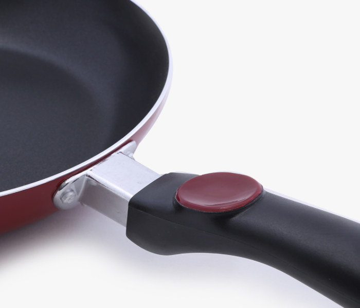 Royalford RF2957 26cm Deep Fry Pan - Maroon - Zoom Image 4