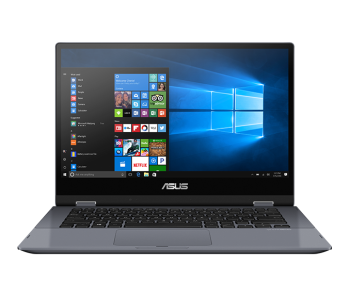 Asus VivoBook Flip 14 TP412FA-EC598T 14 Inch FHD Intel Core i3 Processor 4GB RAM 128GB SSD Intel HD Graphics - Silver - Zoom Image 2