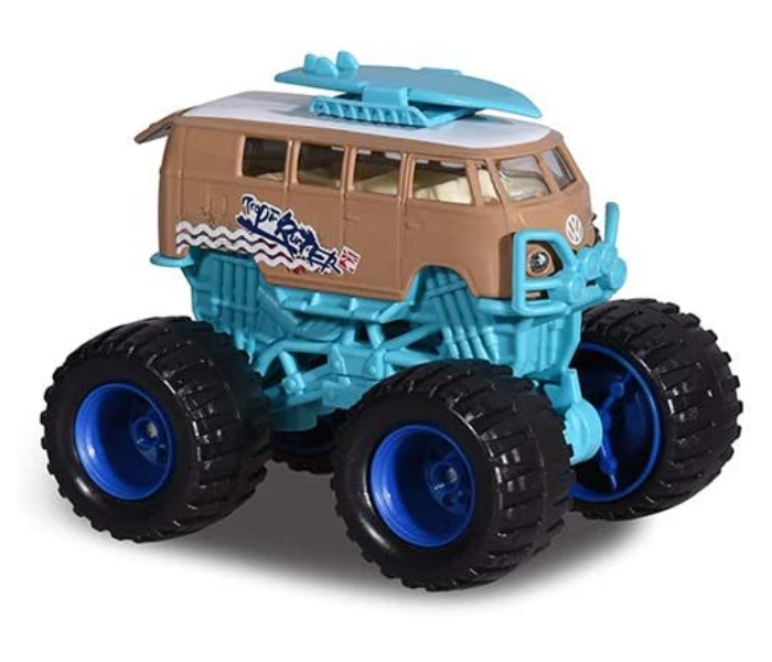 Majorette 212057255 Monster Rockerz Miniature Die Cast Free Wheel Vehicle - Sky Blue - Zoom Image