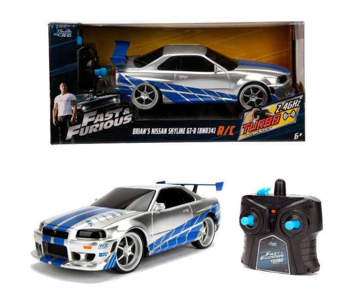 Jada 253203018 1:24 Fast and Furious RC Nissan Skyline GTR Toy Car - Zoom Image 5