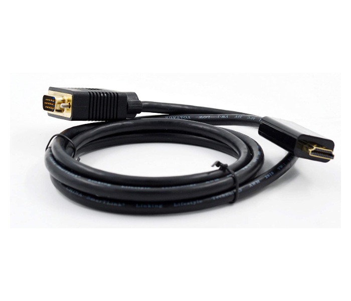 SmartLink SL3016HV 1.5 Meter HDMI To VGA Cable - Black - Zoom Image 1