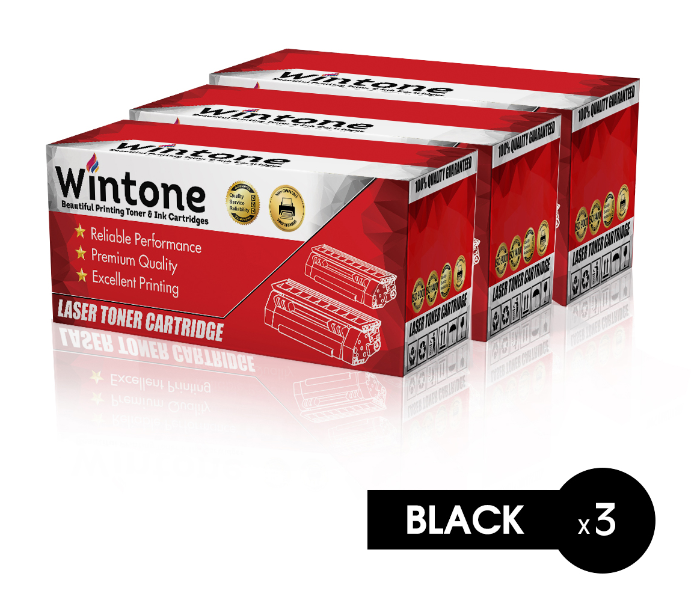 Wintone Set of 3 Pack TN3400 3437 3417 Laser Toner Cartridge is Compatible for Brother MFC HL DCP Series - Black - Zoom Image