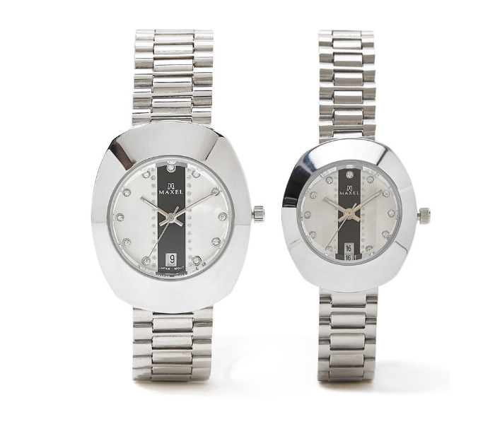 Maxel MX403 Couple Watch - Silver - Zoom Image 1