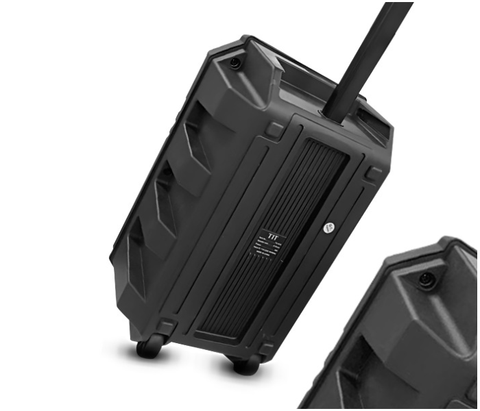 TIT TS-610 Rechargeable BT Trolley Speaker With Mic - Black - Zoom Image 2