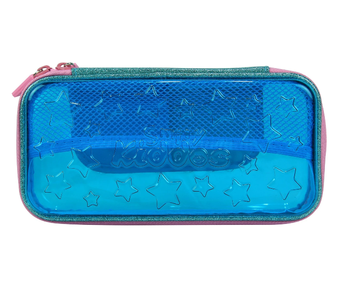 Smily Kiddos PVC Small Pencil Case - Blue - Zoom Image