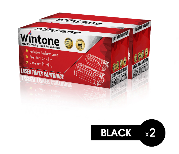 Wintone Set of 2 Pack EP27 EP26  Laser Toner Cartridge is Compatible for Canon i SENSYS LBP Laserbase MF Lasershot - Black - Zoom Image