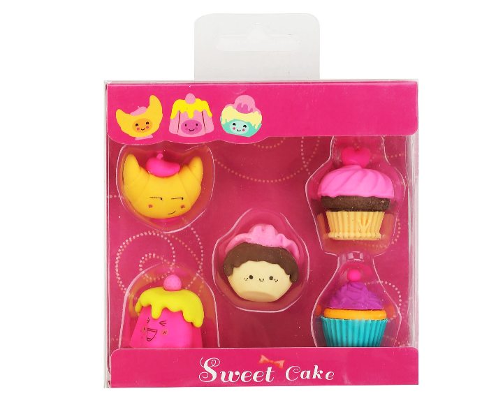 Smily Kiddos Fancy Cup Cake Eraser Set - Zoom Image