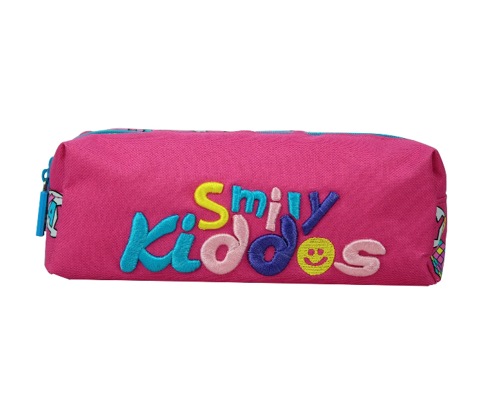 Smily Kiddos Twin Zipper Pencil Pouch - Pink - Zoom Image