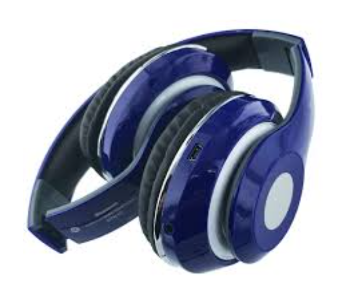 STN-13 Head-Mounted Wireless Bluetooth 4.1 Noise Canceling Headphones And Microphone with Fm and TF card Slot with All Smartphones - Blue - Zoom Image 2