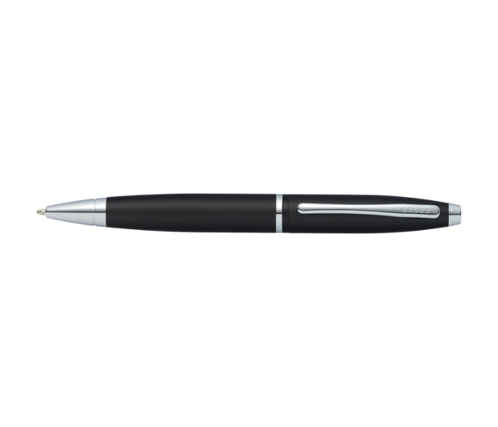 Cross AT0112-2 Calais Polished Chrome Ballpoint Pen - Chrome Black - Zoom Image 1