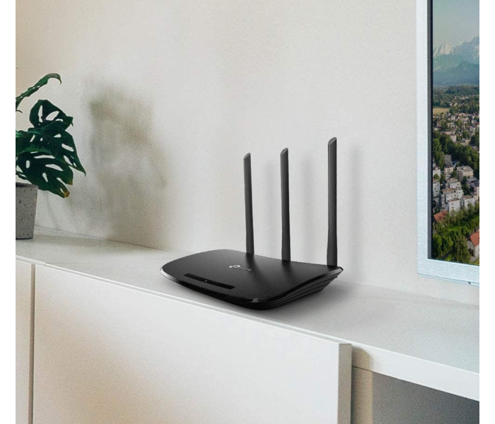 TP-Link TL-WR940N Wireless N300 450Mpbs 3 External Antennas Ip Qos Wps Button Home Router - Black - Zoom Image 3