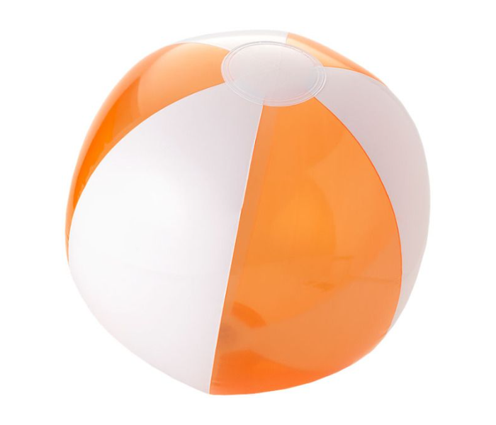 SS Bondi Solid And Transparent Beach Ball - Orange - Zoom Image